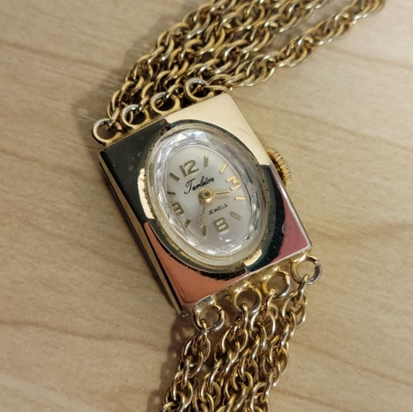 Very Rare Women's Wind-up Tarleton Gold Bracelet Style Watch - Picture 8 of 8